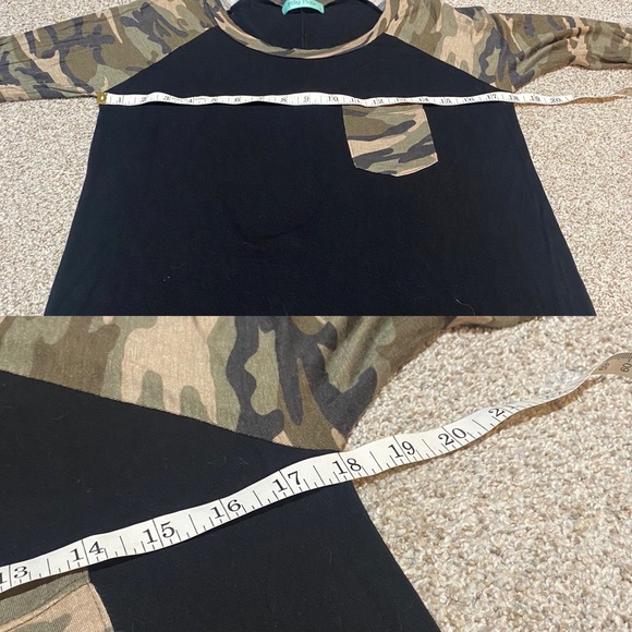 Camo raglan tunic - Picture 2 of 4